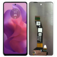 Дисплей для Motorola Moto G24 з сенсорным стеклом (Чорний) Оригінал