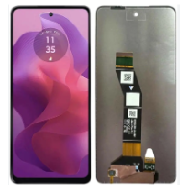 Дисплей для Motorola Moto G24 з сенсорным стеклом (Чорний) Оригінал