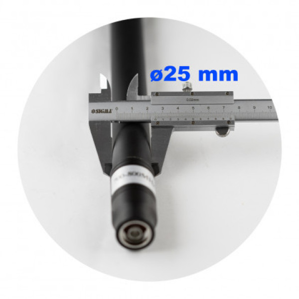 Антена всеспрямована 700-800 MHz 100W 3-8 dBi Ø25 мм 60 см NJ для jamming обладнання