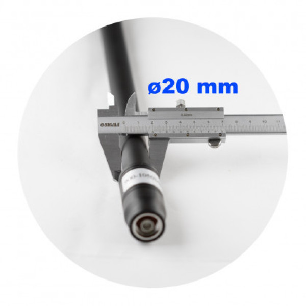 Антена всеспрямована 900-1050 MHz 100W 3-8 dBi Ø25 мм 60 см NJ для jamming обладнання