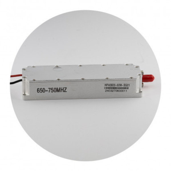 Модуль перешкод (jammer) 650-750 mHz Gan 50W 47 dBi SMA