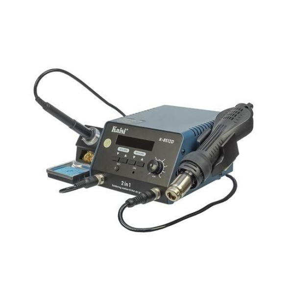 Паяльна станція прецизійна Kaisi K8512D, фен, паяльник T12, цифрова індикація
