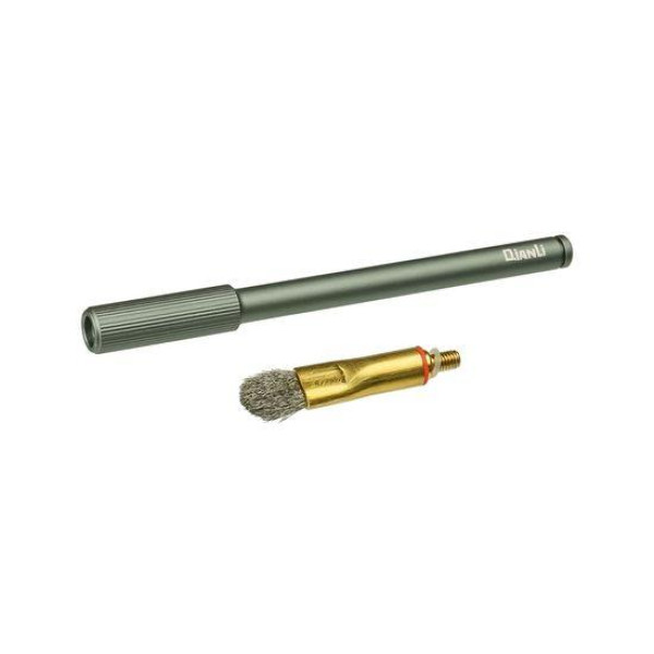 Щітка дротяна QianLi Steel Brush сталева, з алюмінієвою ручкою 012 iHilt