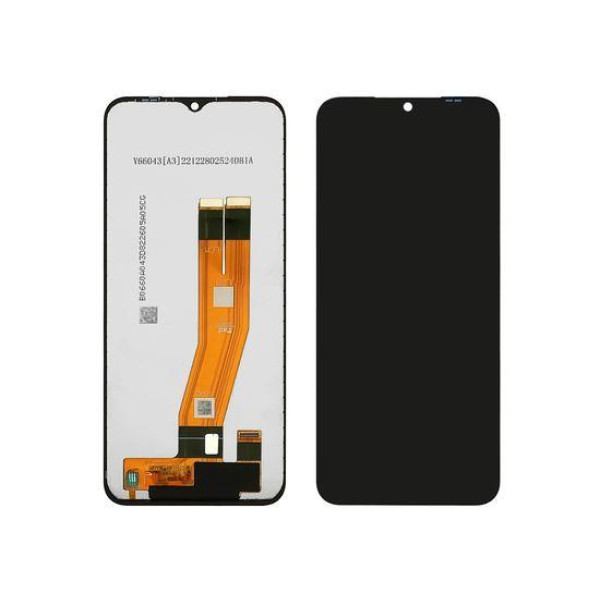 Дисплей для Samsung A145F Galaxy A14 (2023) із сенсорним склом в рамці (Чорний) Оригінал Китай