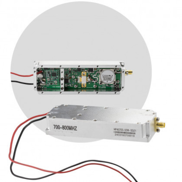 Модуль перешкод (jammer) 700-800 mHz Gan 50W 47 dBi SMA