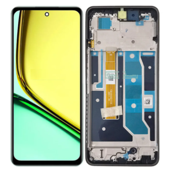 Дисплей Realme C67 (4G) з сенсорным склом в рамці (Оригінал Китай)