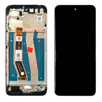Дисплей Motorola G14 з сенсорним склом в рамці (Оригінал Китай)