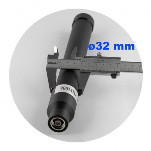 Антена всеспрямована для jamming обладнання (900 MHz (860-930 MHz), ≤100W, 5-8 dBi​​​​​​​, Ø32 мм, NJ 30см)