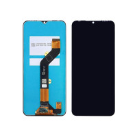 Дисплей для Tecno Spark 7 | 7 Go (KF6) | (KF6M) з сенсорним склом (Чорний) Service Pack