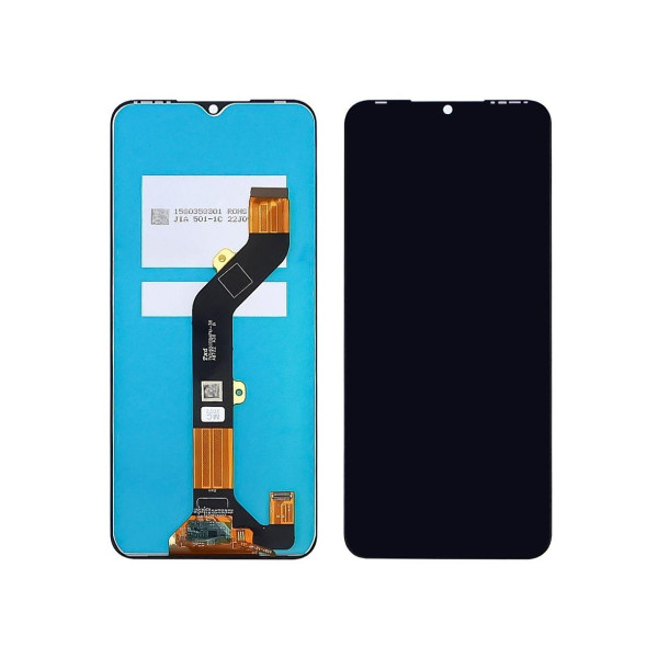 Дисплей для Tecno Spark 7 | 7 Go (KF6) | (KF6M) з сенсорним склом (Чорний) Service Pack