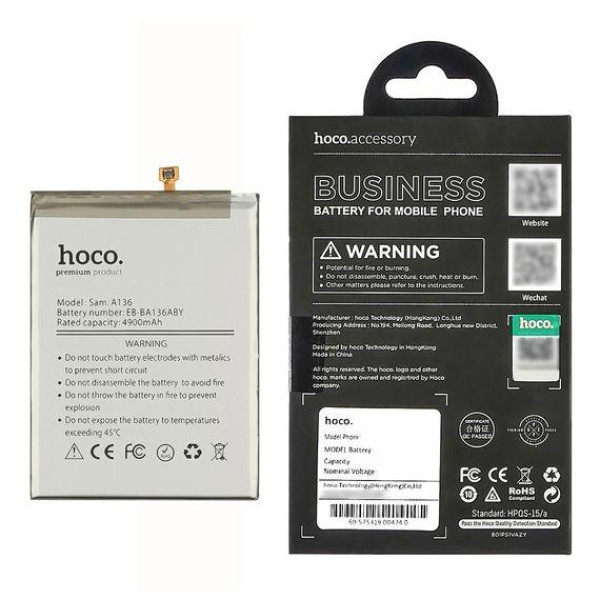 Аккумулятор АКБ Hoco Samsung EB-BA136ABY для Samsung A136 A13 (5G) | M135 M13