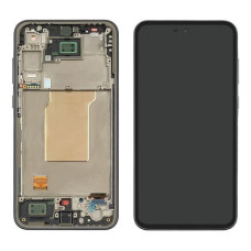 Дисплей Samsung A356 Galaxy A35 (2024) із сенсорним склом в рамці Синій (Original)