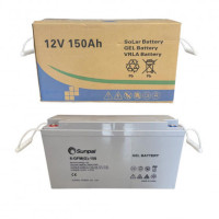 Акумулятор гелевий (GEL) Sunpal, 150 Ah, 12 V, дата виробництва: 8 | 2023
