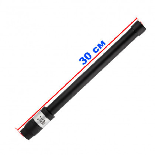 Антена всеспрямована для jamming обладнання 2.4 GHz (2400-2500 mHz), 50W, 3-5 dBi, Ø20 mm, 30 см, N-J