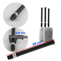 Антена всеспрямована 800-900 MHz, 50W, 3-7 dBi, Ø25 mm, 30 см, N-J для jamming обладнання
