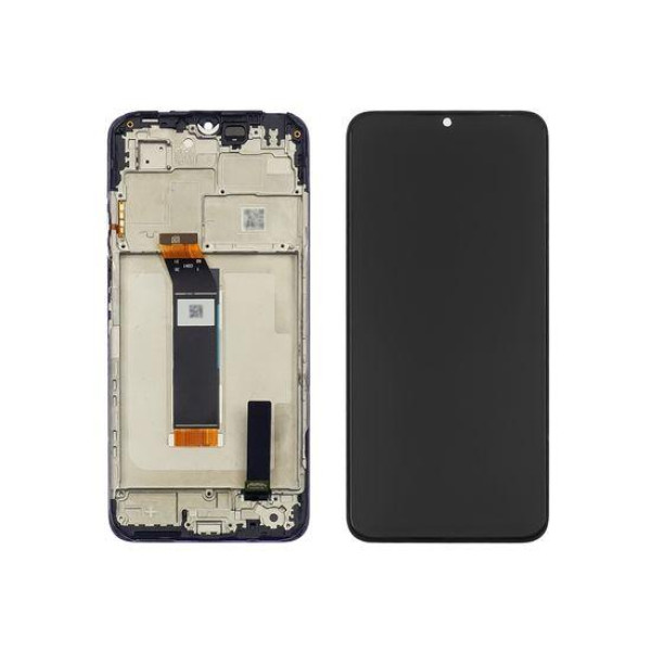 Дисплей для Xiaomi Poco M4 5G | M5 | Redmi Note 11E із сенсором в рамці (Чорний) Оригінал Китай