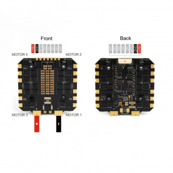 Політний стек Argus FC: F722, ESC: 80A 6S, BLheli