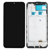Дисплей для Samsung A245 Galaxy A24 (2023) з сенсорним склом в рамці (з широким обідком) OLED