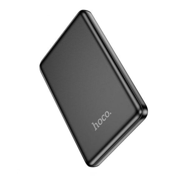 Зовнішній акумулятор (Power bank) Ультратонкий Hoco DB57 5000mAh (Чорний)