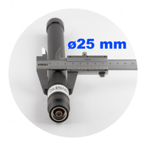 Антена всеспрямована для jamming обладнання (720-850​​​​​​​ MHz, 100W, 3-7 dBi, Ø25 mm, 30 см, NJ)