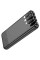 Зовнішній акумулятор (Power bank) Hoco J114 10000mAh з дисплеєм + кабеля 3в1 Type-C | Lightning | MicroUSB (Чорний)