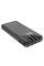 Зовнішній акумулятор (Power bank) Hoco J114 10000mAh з дисплеєм + кабеля 3в1 Type-C | Lightning | MicroUSB (Чорний)