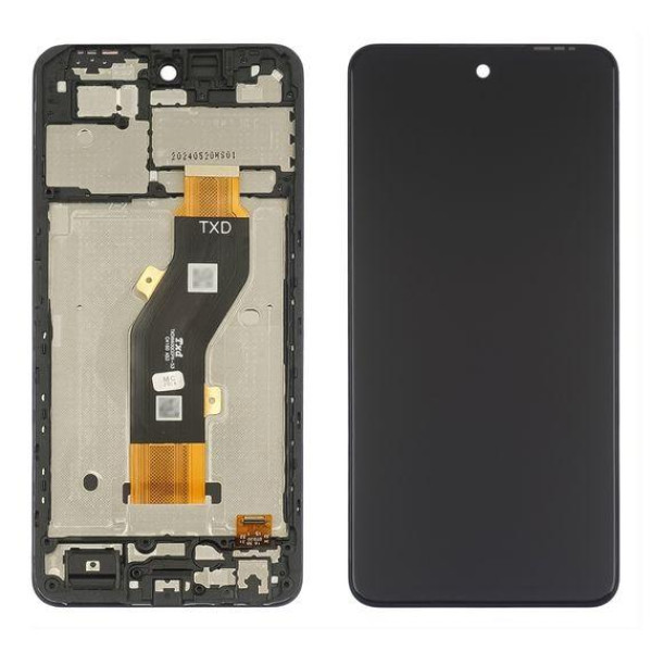 Дисплей Infinix Smart 8 (X6525) з сенсорним склом в рамці (Оригінал Китай)
