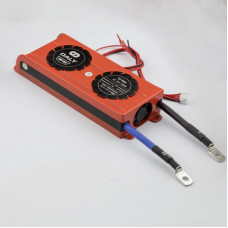 Плата BMS Daly Li-ion 12V 4S 100A з вентилятором, вологозахисна, з балансиром