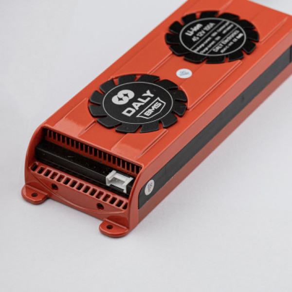 Плата BMS Daly Li-ion 12V 4S 100A з вентилятором, вологозахисна, з балансиром