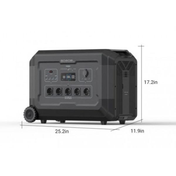 Зарядна станція Souop S3-3600, 3600W, LiFePO4, 3072 Wh