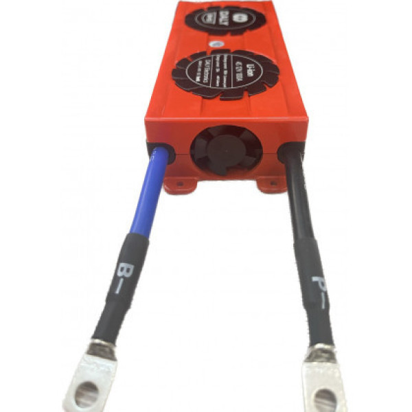 Плата BMS Daly LiFePo4 4S 12V 100A з вентилятором, вологозахисна, з балансиром