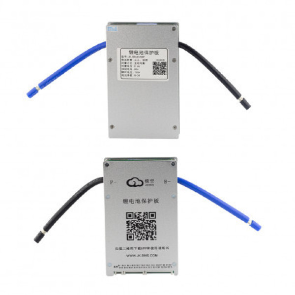 Плата BMS JiKong JK-BD6A24S8P, Li-ion/LiFePO4/LTO, 8-24S, 80A, Bluetooth, Струм балансування - 0.6A