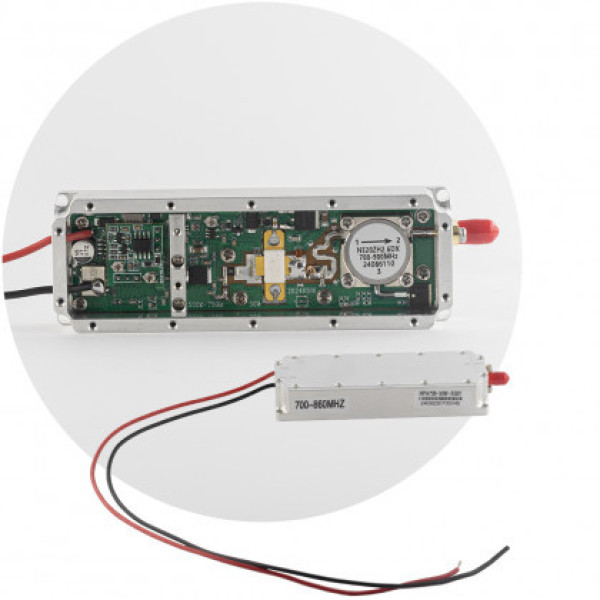 Модуль перешкод (jammer) 700-860 MHz, Gan 50W, 47 dBm, SMA