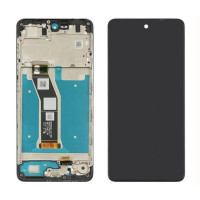Дисплей Motorola G04 з сенсорним склом в рамці (Оригінал Китай)