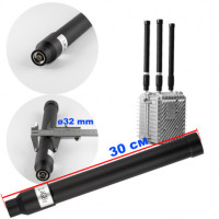 Антена всеспрямована для jamming обладнання (2.4 GHz, ≤100W, 2400-2500 mHz, 5-7 dBi, Ø32 mm, 30 см NJ)
