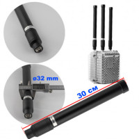 Антена всеспрямована, 600-700 MHz, 100W, 5-7 dBi, Ø32 мм, 30 см, NJ для jamming обладнання