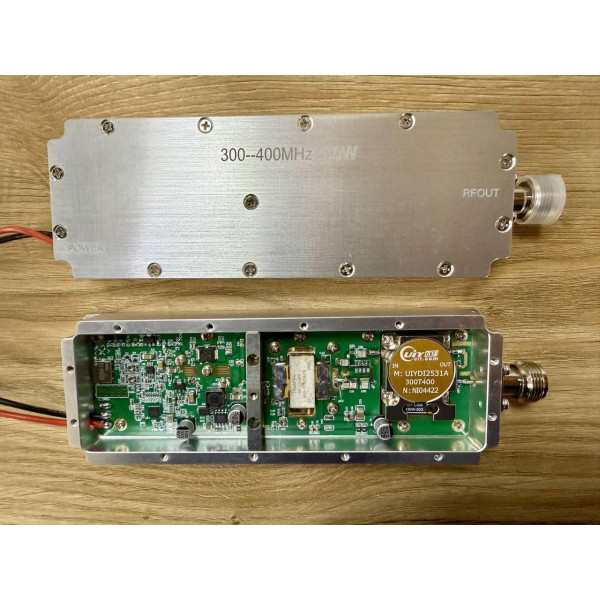 Модуль перешкод (jammer) 300-400 MHz, Gan Lora 50W, 47 dBm, N-Type (Female)