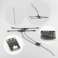 Приймач ELRS 915 MHz SuperD, BetaFPV 900 RX, (прошивка 3.4.3), з 2 антенами Immortal T