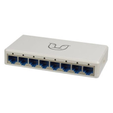 Комутатор Alfa S108 switch 10/ 100Mbps 8 потів (Білий)