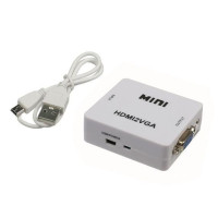 Конвертер HDMI to VGA (Білий)