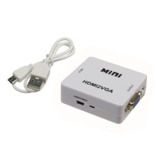 Конвертер HDMI to VGA (Білий)