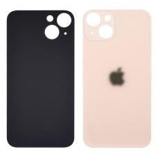 Заднє скло корпусу для Apple iPhone 13 Pink (рожеве) (Big hole)