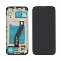 Дисплей для Motorola Moto E6s (XT2053) з сенсорним склом в рамці (Чорний) Оригінал Китай