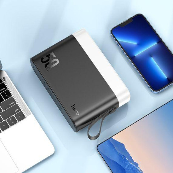 Зовнішній акумулятор (Power bank) Hoco J94A 50000mAh 22.5W black