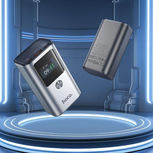 Зовнішній акумулятор (Power bank) Hoco Q17A 10000mAh PD 30W space gray