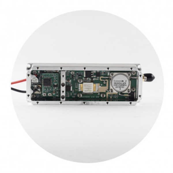 Модуль перешкод (jammer) 2.4 GHz (2400-2500 MHz), Gan 50W, 47 dBm, SMA (цифровий мікроконтролер ARM, LoRa)