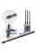 Антена всеспрямована для jamming обладнання 3.3 GHz (3200-3400 MHz), 100W, 8±1dBi, Ø25 mm, 60 см, NJ