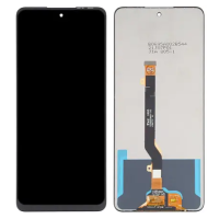 Дисплей для Tecno Spark 8 Pro (KG8) з сенсорним склом (Чорний) Оригінал Китай