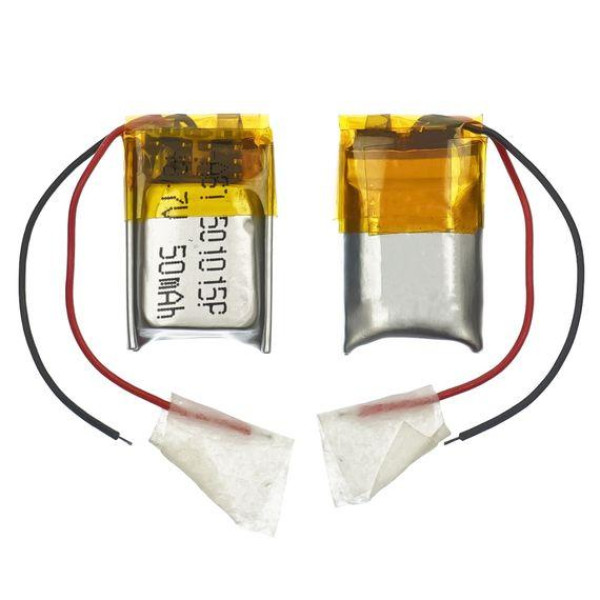 Акумулятор 501015 універсальний з контролером 5х10х15 мм (50 mAh) для TWS навушників, GPS, MP3 плеєрів, смарт годинників