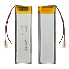 Акумулятор 522068 універсальний з контролером 5.5 х 20 х 65 мм (800 mAh) для TWS навушників, GPS, Bluetooth колонок